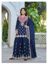 1119 To 1122 Qayamat Chinon Embroidery Sharara Suits